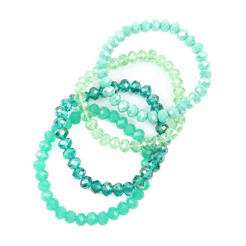 Wholesale DIY Crystal Colorful Elastic Bracelet